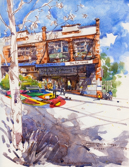 The Newsagent, still standing strong...