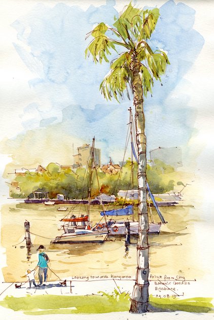 Botanic Garden along Brisbane River